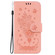iPhone 17 Pro Butterfly Rose Embossed Leather Phone Case - Pink