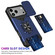 iPhone 17 Pro Camera Shield Card Slot PC+TPU Phone Case - Dark Green