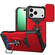 iPhone 17 Pro Camera Shield Card Slot PC+TPU Phone Case - Red