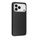 iPhone 17 Pro Carbon Fiber Texture Flip Leather Phone Case - Black