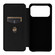 iPhone 17 Pro Carbon Fiber Texture Flip Leather Phone Case - Black
