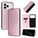 iPhone 17 Pro Carbon Fiber Texture Flip Leather Phone Case - Pink