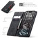 iPhone 17 Pro CaseMe 013 Multifunctional Horizontal Flip Leather Phone Case - Black