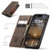 iPhone 17 Pro CaseMe 013 Multifunctional Horizontal Flip Leather Phone Case - Coffee