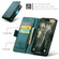 iPhone 17 Pro CaseMe 023 Butterfly Buckle Litchi Texture RFID Anti-theft Leather Phone Case - Green
