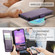 iPhone 17 Pro CaseMe 023 Butterfly Buckle Litchi Texture RFID Anti-theft Leather Phone Case - Purple