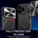 iPhone 17 Pro CD Texture Sliding Camshield Magnetic Holder Phone Case - Black