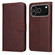 iPhone 17 Pro Classic Calf Texture Flip Leather Phone Case - Brown