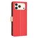 iPhone 17 Pro Color Matching RFID Anti-theft Leather Phone Case - Red