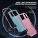 iPhone 17 Pro Commuter Shockproof TPU + PC Phone Case - Pink+Grey Green