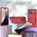 iPhone 17 Pro Commuter Shockproof TPU + PC Phone Case - Red+Black