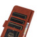 iPhone 17 Pro Cow Texture Leather Phone Case - Brown