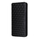 iPhone 17 Pro Cubic Grid Texture Flip Leather Phone Case - Black