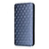iPhone 17 Pro Cubic Grid Texture Flip Leather Phone Case - Blue