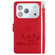 iPhone 17 Pro Cute Cats RFID Leather Phone Case - Red