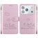 iPhone 17 Pro Cute Cats RFID Leather Phone Case - Rose Gold