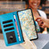 iPhone 17 Pro Daisy Embossed Leather Phone Case - Blue
