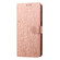 iPhone 17 Pro Daisy Embossed Leather Phone Case - Rose Gold