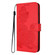 iPhone 17 Pro Datura Flower Embossed Flip Leather Phone Case - Red