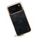 iPhone 17 Pro Denior Oil Wax Leather Electroplating Phone Case - Blue
