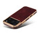 iPhone 17 Pro Denior Oil Wax Leather Electroplating Phone Case - Red