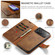 iPhone 17 Pro DG.MING Crazy Horse Texture Detachable Magnetic Leather Phone Case - Brown