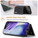 iPhone 17 Pro DG.MING M1 Series 3-Fold Multi Card Wallet Leather Phone Case - Black