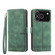 iPhone 17 Pro Dierfeng Dream Line TPU Hybrid PU Leather Phone Case - Green