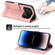iPhone 17 Pro Dierfeng Dream Line TPU Hybrid PU Leather Phone Case - Pink