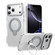 iPhone 17 Pro Double Ring MagSafe Magnetic Holder Phone Case - Transparent