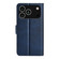 iPhone 17 Pro Dual-side Magnetic Buckle Horizontal Flip Leather Phone Case - Dark Blue
