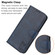 iPhone 17 Pro Embossed Happy Cat Pattern Flip Leather Phone Case - Blue