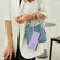 iPhone 17 Pro Embossed Heart Cat Leather Phone Case with Hand Strap - Light Purple