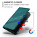 iPhone 17 Pro Embossed Multi-functional Wallet Retro Leather Phone Case - Dark Green