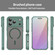iPhone 17 Pro Fan Dun Series TPU Hybrid PC Frosted Magsafe Phone Case - Green
