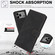 iPhone 17 Pro Fantasy Skin-feel Calfskin Texture Leather Phone Case - Black