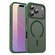 iPhone 17 Pro Fanying Series PC Hybrid TPU Translucent Frosted MagSafe Phone Case - Olive Green