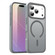iPhone 17 Pro Fanying Series PC Hybrid TPU Translucent Frosted MagSafe Phone Case - Silver Grey