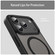 iPhone 17 Pro Fanying Series PC Hybrid TPU Translucent Frosted MagSafe Phone Case - Translucent Black