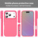 iPhone 17 Pro Fanying Series PC Hybrid TPU Translucent Frosted Phone Case - Rose Red