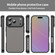 iPhone 17 Pro Fanying Series PC Hybrid TPU Translucent Frosted Phone Case - Translucent Black