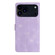 iPhone 17 Pro Flower Butterfly Embossing Pattern Leather Phone Case - Purple