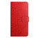 iPhone 17 Pro Flower Embossed Leather Phone Case - Red