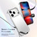 iPhone 17 Pro Four-corner Shockproof Acrylic +TPU Phone Case - Transparent