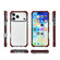 iPhone 17 Pro Four-corner Shockproof TPU Hybrid Acrylic Phone Case - Brown