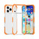 iPhone 17 Pro Four-corner Shockproof TPU Hybrid Acrylic Phone Case - Orange