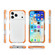 iPhone 17 Pro Four-corner Shockproof TPU Hybrid Acrylic Phone Case - Orange