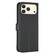 iPhone 17 Pro Four-leaf Embossed Leather Phone Case - Black