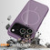iPhone 17 Pro Glossy TPU Shockproof MagSafe Phone Case with Lanyard - Purple