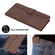 iPhone 17 Pro Heart Pattern Skin Feel Leather Phone Case - Brown